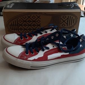 Converse CT Ox USA Flag Patriotic Sneakers Men 11/Women 13 250 Birthday